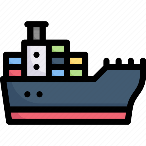 Cargo, container, delivery, logistics, package, ship delivery, shipping icon - Download on Iconfinder
