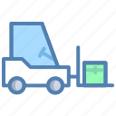 bendi truck, fork truck, forklift, fortkit, industrial transport, loading