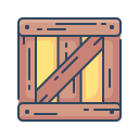wooden, box, cargo, crate, shipping, wood, packing, logistics