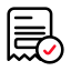 invoice, approve, checking, check, mark, approval 