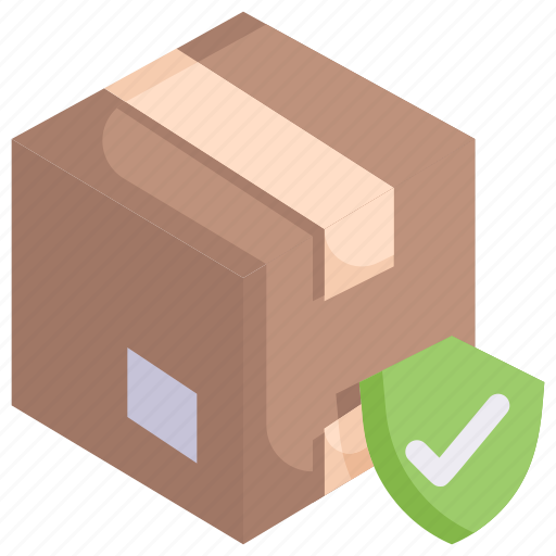 Delivery, delivery protection, logistics, package, shield, shipping, shipping insurance icon - Download on Iconfinder