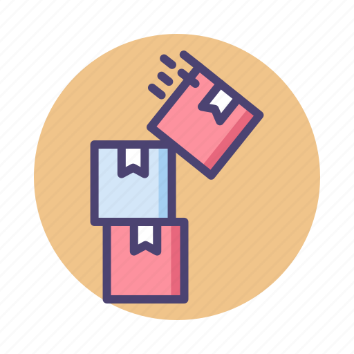 Boxes, overflow, packaging, parcels, shipment, shipment overflow icon - Download on Iconfinder