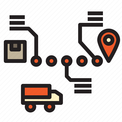 Commercial, factory, goods, logistic, tracking, warehouse icon - Download on Iconfinder