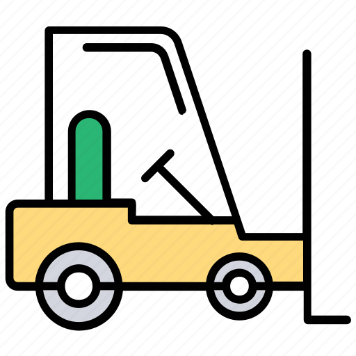 Bendi truck, forklift, loading truck, material handling, warehouse management icon - Download on Iconfinder