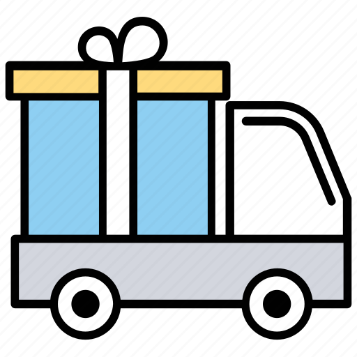 Delivery truck, goods transport, project cargo, shipping van, transport courier icon - Download on Iconfinder