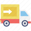 cargo, delivery, shipping, truck, vehicle