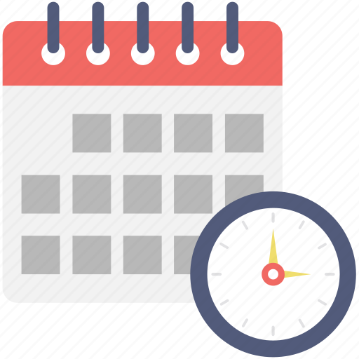 Appointment, calendar, clock, schedule, timetable icon - Download on Iconfinder