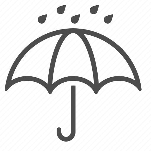 Rain drops, raining, umbrella, weather, wet icon - Download on Iconfinder