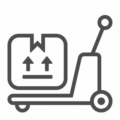 Box, crate, pallet jack, pallet truck, warehouse icon - Download on Iconfinder