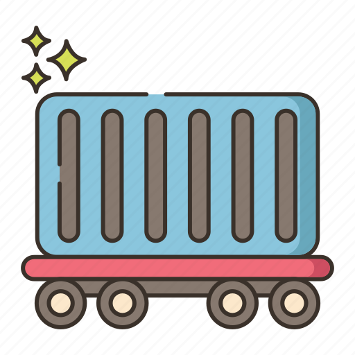 Cargo, shipping, train, transport icon - Download on Iconfinder