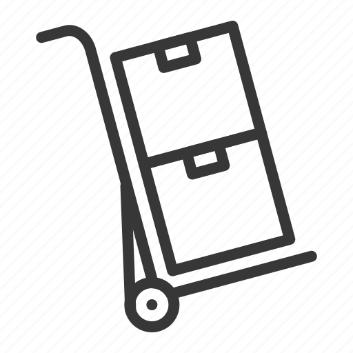 Cart, delivery, logistic, shipping, transport, transportation icon - Download on Iconfinder