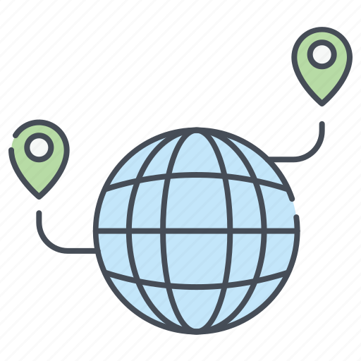 Grid, connection, network, globe, world icon - Download on Iconfinder