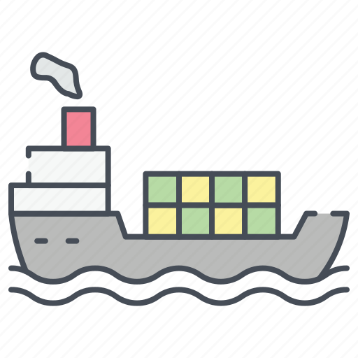 Ship, shipping, cargo, delivery, box icon - Download on Iconfinder
