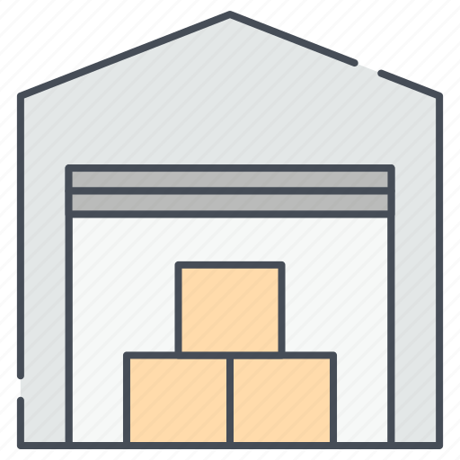 Warehouse, box, storage, delivery, shipping icon - Download on Iconfinder