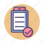 checklist, clipboard, document, list, task 