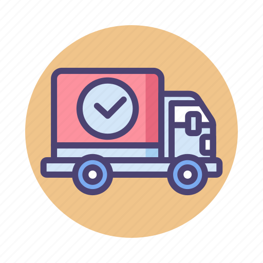 Delivered, delivery, logistics, lorry, shipping, truck icon - Download on Iconfinder