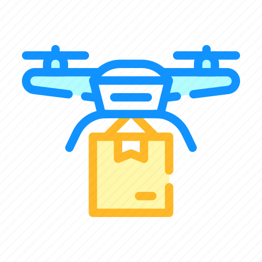 Delivering, delivery, drone, loader, logistics, service icon - Download on Iconfinder