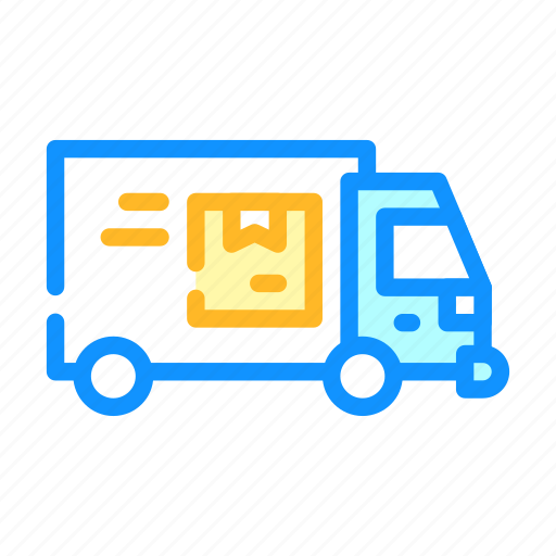 Cargo, delivering, loader, logistics, service, truck icon - Download on Iconfinder