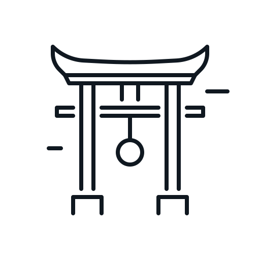 Building, gate, japan, japanese, landmark, temple, torii icon - Free download
