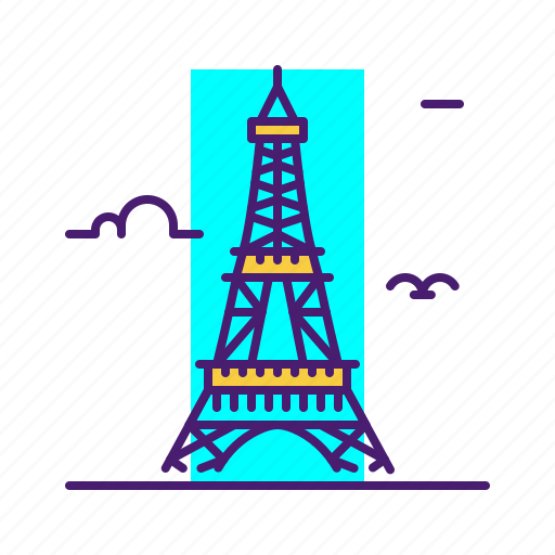 Eiffel, landmark, paris, tower icon - Download on Iconfinder