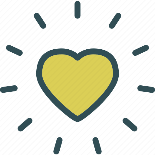 Heart, love, romance, shine icon - Download on Iconfinder
