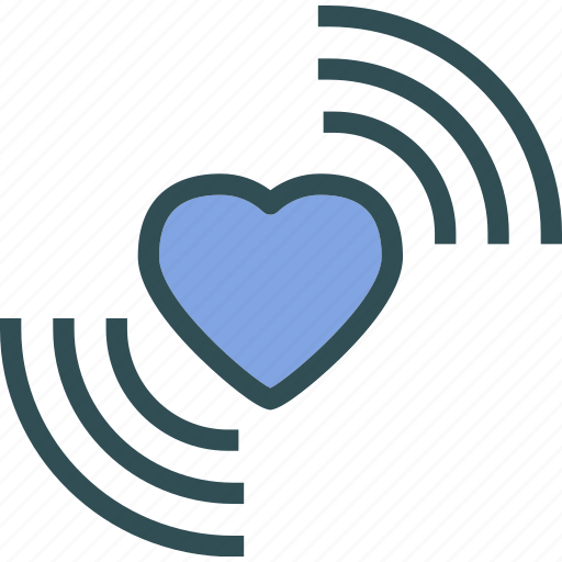 Heart, love, romance, signal icon - Download on Iconfinder