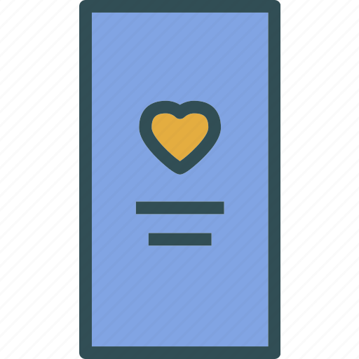 Heart, love, profile, romance icon - Download on Iconfinder