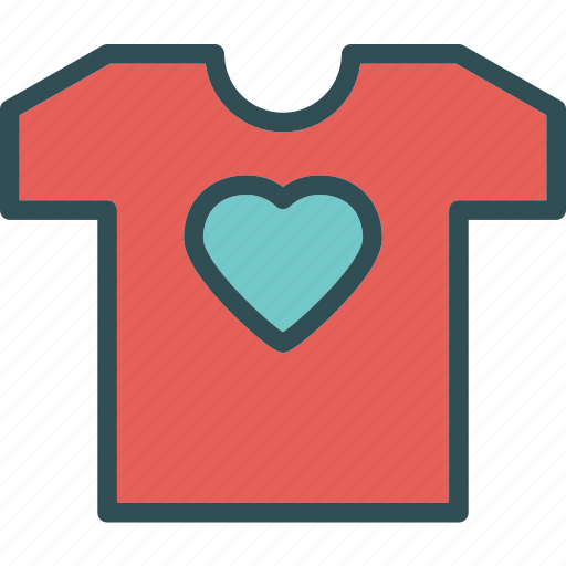 Heart, love, romance, tshirt icon - Download on Iconfinder