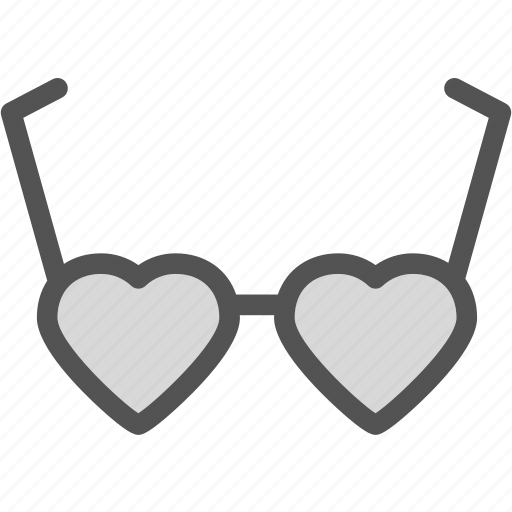 Glasses, heart, love, romance icon - Download on Iconfinder