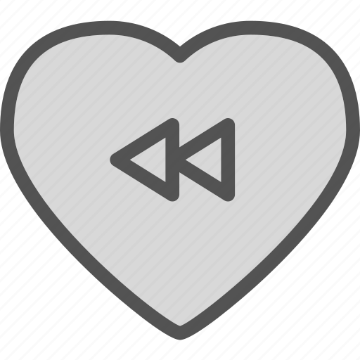 Back, heart, love, romance icon - Download on Iconfinder