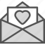 envelope, heart, love, romance 