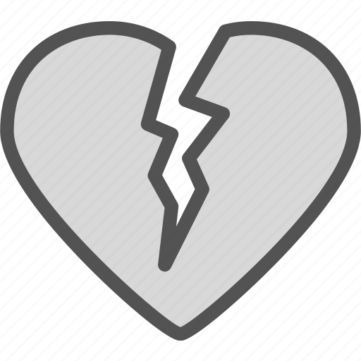 Break, heart, love, romance icon - Download on Iconfinder