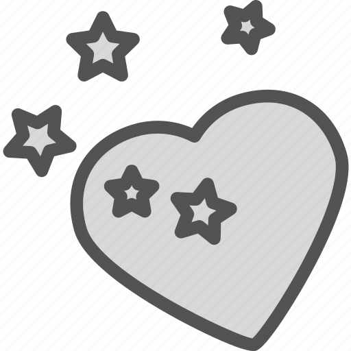 Heart, love, romance, stars icon - Download on Iconfinder