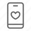 device, heart, love, mobile, smartphone, technology, valentine 