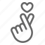 hand, heart, love, mini heart 