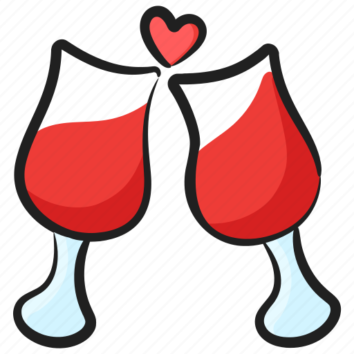Beverage, cold drink, drink glass, romantic drink, soft drink icon - Download on Iconfinder