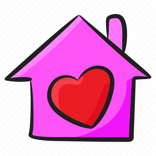 Accomodation, family house, favorite house, hut, love home, sweet home icon - Download on Iconfinder