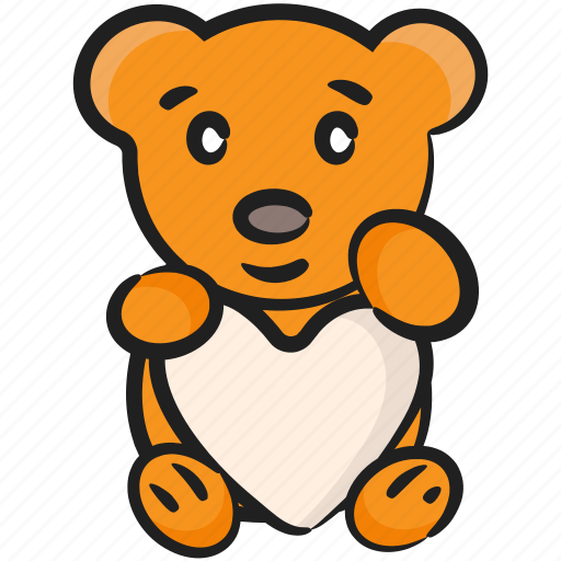 Soft toy, stuffed teddy bear, stuffed toy, teddy bear, toy icon - Download on Iconfinder