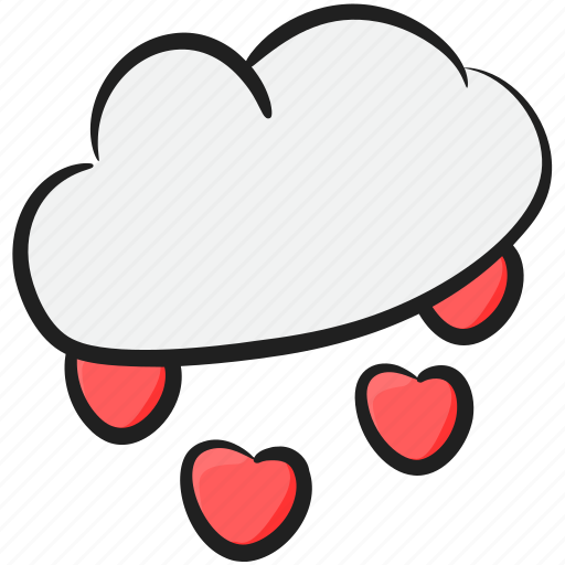 Drizzle, heavy rain, rainstorm, rainy weather, romantic rain icon - Download on Iconfinder
