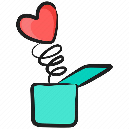 Heart gift, heart package, heart surprise, love symbol, te amo, valentine present icon - Download on Iconfinder