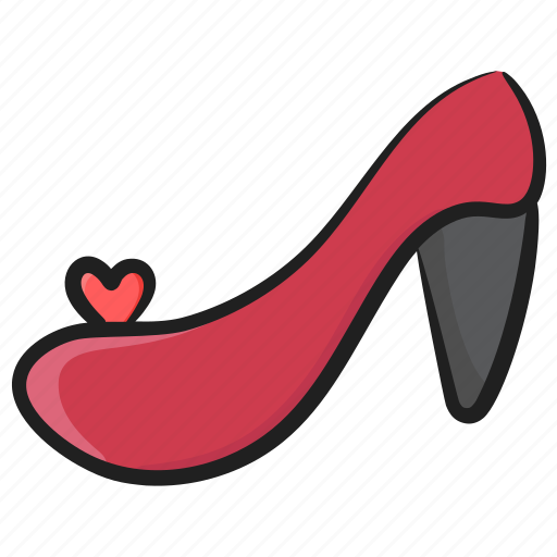Bridal heel, bridal shoe, fashion accessory, high heel, pencil heel, shoe icon - Download on Iconfinder
