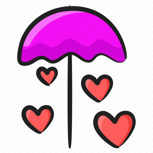 Brolly, bumbershoot, parasole, rain protection, romance in rain, sunshade, umbrella icon - Download on Iconfinder
