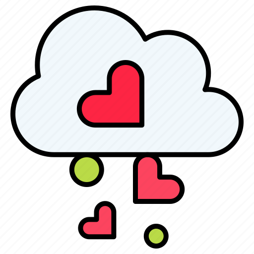 Cloud, heart, love, romance icon - Download on Iconfinder