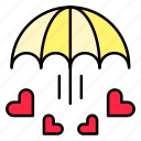 day, insurance, love, secure, umbrella, valentine