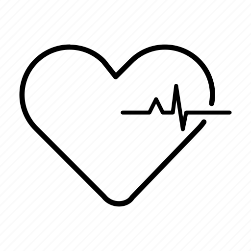 Love, heart, heart rate, health icon - Download on Iconfinder