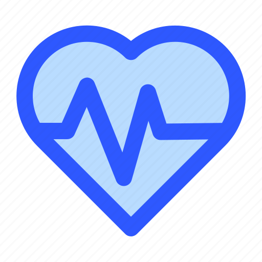 Heartbeat, heart, love, romantic icon - Download on Iconfinder