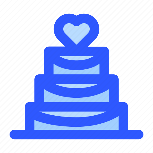 Wedding, cake, marriage, romantic, couple icon - Download on Iconfinder
