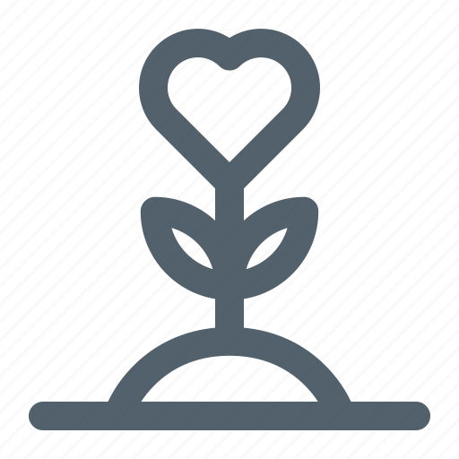 Growth, business, love, valentine, heart icon - Download on Iconfinder