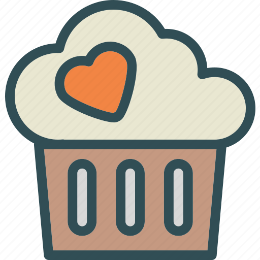 Dessert, heart, love, romance icon - Download on Iconfinder