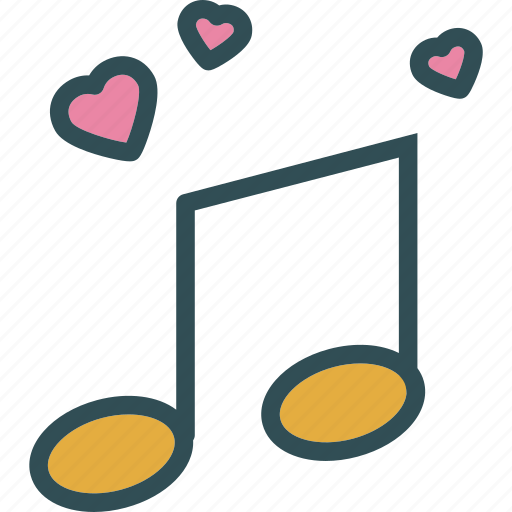 Heart, love, music, romance icon - Download on Iconfinder